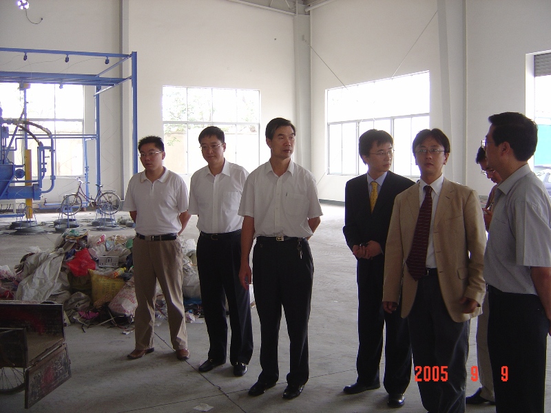 南通市委副書(shū)記王德忠9日視察捷紅資源再生有限公司